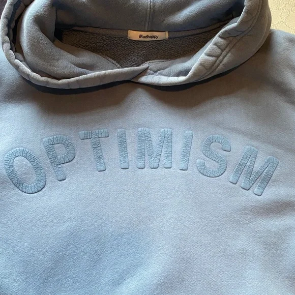 Madhappy Blue Optimism Hoodie - Picture 3 of 6